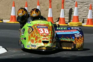 Peter Farrelly & Jason Miller (MR Equipe Suzuki) 2008 Sidecar TT