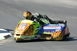 Peter Farrelly & Jason Miller (MR Equipe Suzuki) 2008 Sidecar TT
