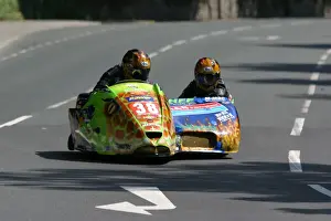 Peter Farrelly & Jason Miller (MR Equipe Suzuki) 2008 Sidecar TT