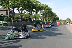 Images Dated 31st May 2003: Peter Farrelly & Jonathan Abel (Baker Honda) 2003 Sidecar TT