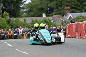 Images Dated 15th July 2022: Peter Founds & Jevan Walmsley (Honda LCR) Sidecar TT
