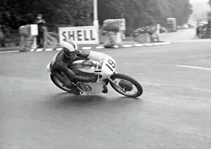 Images Dated 22nd July 2011: Peter Inchley at Quarter Bridge: 1966 Lightweight TT