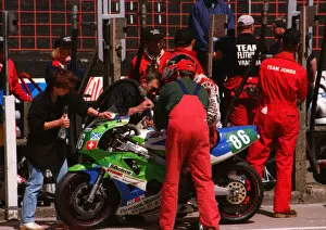 Images Dated 21st May 2018: Peter Jarmann (Kawasaki) 1999 Lightweight 400 TT