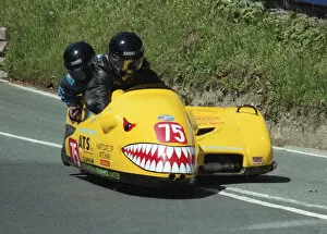 Images Dated 21st June 2020: Peter Knight & Sue Eccles (RCN Honda) 1995 Sidecar TT