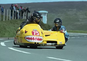 Images Dated 19th July 2020: Peter Knight & Sue Eccles (RCN Honda) 1995 Sidecar TT
