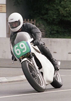 Images Dated 28th April 2020: Peter Lockwood (Yamaha) 1993 Lightweight Manx Grand Prix