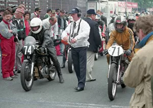 Neil Kelly Collection: Peter Marriott (AJS) & Neil Kelly (BSA) 1995 Classic Parade