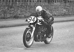 Images Dated 20th September 2021: Peter Middleton (Norton) 1957 Senior Manx Grand Prix