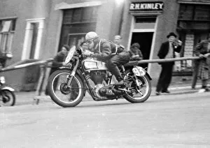 Images Dated 28th June 2020: Peter Minion (Norton) 1952 Senior Clubman TT
