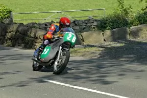 Images Dated 28th May 2012: Peter Wakefield (Suzuki) 2012 Pre TT Classic