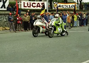 Peter Willliams (John Player Norton) & Mick Grant (Kawasaki) 1974 Formula 750 TT