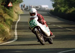 Images Dated 10th March 2019: Peter Wilson (Honda) 1991 Lightweight Classic Manx Grand Prix