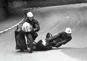 Peter Woollett & C F Campbell (Norton) 1960 Sidecar TT