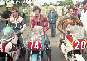 Images Dated 3rd September 2020: Phil Armes, Gary Cowan & Eddie Byers 1984 Newcomers Manx Grand Prix