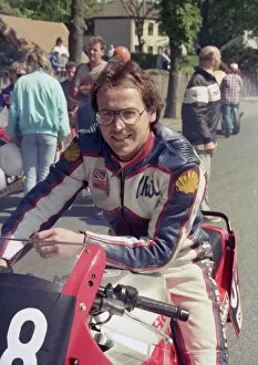 Images Dated 24th July 2016: Phil Armes (Honda) 1987 Formula 2 TT