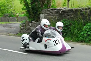 Phil Biggadyke & Hayley Capewell (APH Triumph) 2015 Pre TT Classic