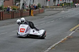 Phil Biggadyke & Hayley Jane Capewell (Ireson Honda) 2014 Sidecar TT