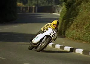 Images Dated 18th July 2021: Phil Carpenter (Yamaha) 1971 Lightweight Manx Grand Prix