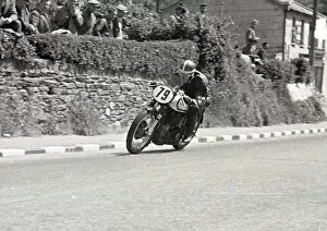 Images Dated 12th April 2020: Phil Carter (Norton) 1951 Senior TT