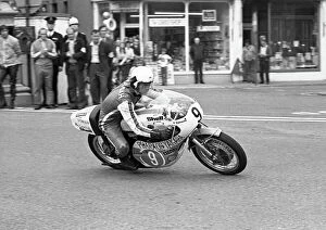 Images Dated 27th January 2018: Phil Haslam (Pharaoh Yamaha) 1973 Junior Manx Grand Prix