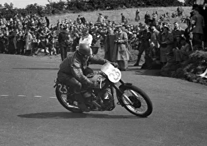 Images Dated 8th July 2019: Phil Heath (Norton) 1950 Senior Ulster Grand Prix