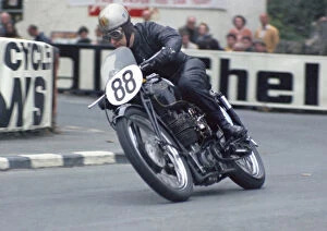 Images Dated 1st April 2020: Phil Hodgkiss (Velocette) 1968 Junior Manx Grand Prix