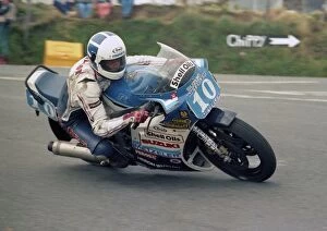 Images Dated 24th July 2011: Phil Mellor at Signpost Corner: 1986 Production B TT