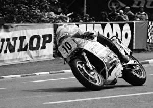Images Dated 22nd January 2019: Phil Mellor (Suzuki) 1986 Formula One TT