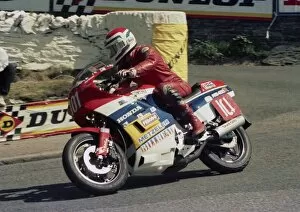 Images Dated 27th November 2017: Phil Nicholls (Honda) 1986 Production C TT
