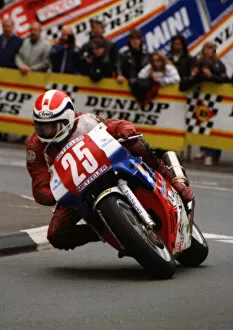 Images Dated 23rd March 2018: Phil Nicholls (Honda) 1989 Production 750 TT