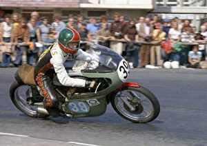 Images Dated 23rd October 2020: Phil Nicholls (Norton) 1975 Junior Manx Grand Prix