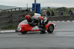 Phillip Holt & Bert Vloemans (Crick BSA) 2007 Pre TT Classic