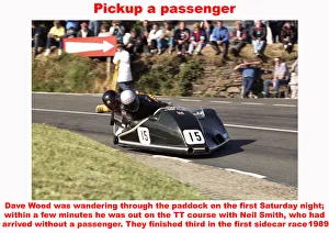 1989 Sidecar Tt Collection: Pickup a passenger