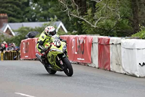 Images Dated 15th July 2022: Pierre Yves Bian (Kawasaki) 2022 Supersport TT