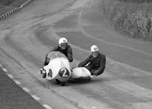 Pip Harris & Ray Campbell (BMW) 1960 Sidecar TT
