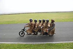 Images Dated 25th August 2019: Purple Helmets 2019 Jurby Day