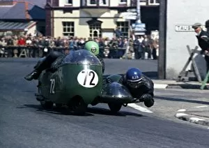 R V Pike & Dick Hawes (Triumph) 1967 Sidecar TT