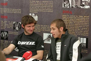 Images Dated 8th June 2009: Two Racing Legends: Guy Martin & Valentino Rossi