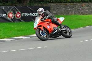 Rad Hughes Prints: Rad Hughes (Kawasaki) 2015 Lightweight Manx Grand Prix