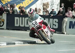 Images Dated 27th February 2021: Rainer Vossen (Ducati) 1984 Formula One TT