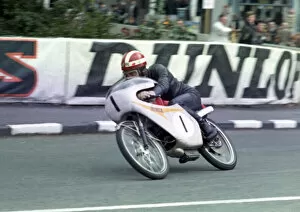 Images Dated 13th December 2021: Ralph Bryans (Honda) 1966 50cc TT