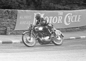 Images Dated 18th July 2021: Ralph Chambers (BSA) 1957 Senior Newcomers Manx Grand Prix