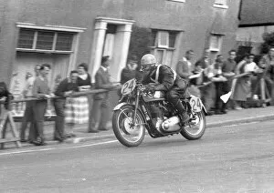 Images Dated 18th July 2021: Ralph Chambers (BSA) 1957 Senior Newcomers Manx Grand Prix