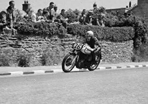 Images Dated 30th June 2019: Ray Amm (Norton) 1950 Senior TT