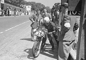 Images Dated 13th January 2022: Ray Amm (Norton) 1951 Senior TT
