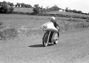 Images Dated 29th June 2022: Ray Amm (Norton) 1954 Junior Ulster Grand Prix