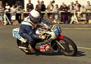 Images Dated 1st February 2018: Ray Haynes (Yamaha) 1987 Junior Manx Grand Prix