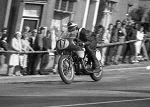 Images Dated 24th June 2020: Ray Knight (Hughes Triumph) 1963 Senior Manx Grand Prix