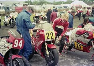 Images Dated 11th July 2021: Ray Swann (Suzuki) 1987 Senior TT