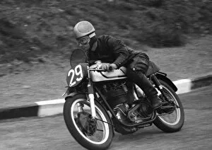 Images Dated 25th September 2020: Ray Travers (Norton) 1955 Senior TT